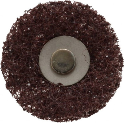 Mounted Scrubber Buffing Wheel: 7/8" Dia, 1/4" Thick, 3/32" Shank Dia