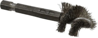 5/8 Inch Inside Diameter, 3/4 Inch Actual Brush Diameter, Stainless Steel, Power Fitting and Cleanin