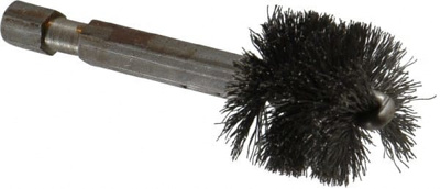 3/4 Inch Inside Diameter, 7/8 Inch Actual Brush Diameter, Carbon Steel, Power Fitting and Cleaning B
