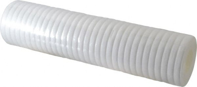 Plumbing Cartridge Filter: 2-1/2" OD, 10" Long, 1 micron, Polyolefin