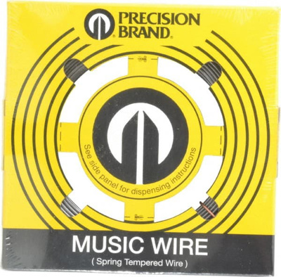 26 Gage, 0.063 Inch Diameter x 95 Ft. Long, High Carbon Steel, Tempered Music Wire Coil