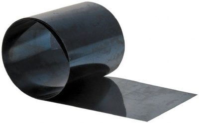 Shim Stock: 0.002'' Thick, 50'' Long, 3" Wide, 1095 High Carbon,Blue Tempered Spring Steel