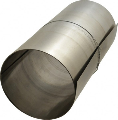 Shim Stock: 0.009'' Thick, 120'' Long, 12" Wide, 1010 Low Carbon Steel
