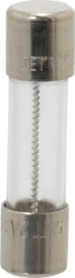 Cylindrical Time Delay Fuse: 2 A, 20 mm OAL, 5 mm Dia