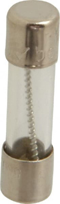 Cylindrical Time Delay Fuse: 5 A, 20 mm OAL, 5 mm Dia