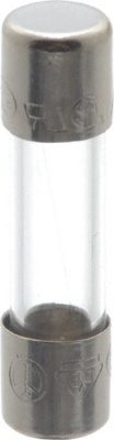 Cylindrical Fast-Acting Fuse: 0.08 A, 20 mm OAL, 5 mm Dia