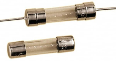 Cylindrical Fast-Acting Fuse: 0.4 A, 20 mm OAL, 5 mm Dia