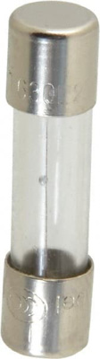Cylindrical Time Delay Fuse: 0.63 A, 20 mm OAL, 5 mm Dia