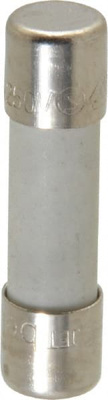 Cylindrical Fast-Acting Fuse: 1 A, 20 mm OAL, 5 mm Dia
