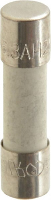 Cylindrical Fast-Acting Fuse: 6.3 A, 20 mm OAL, 5 mm Dia