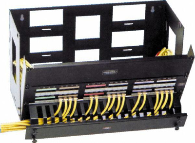 Electrical Enclosure Wall Mount Handle: Steel, Use with 19" Patch Panels & NEXTFRAME Cable Managemen