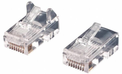 Modular Connectors; Connector Type: Plug ; Number of Positions: 8 ; Number of Contacts: 8 ; Standard