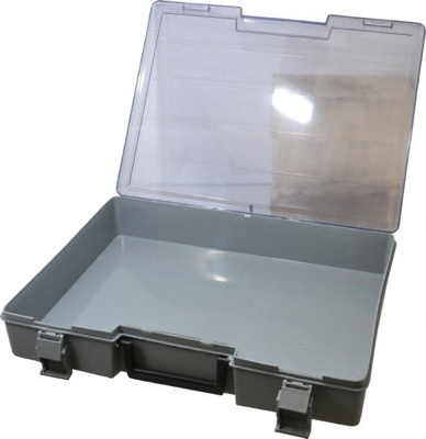 Single Compartment Gray Small Parts Storage Box