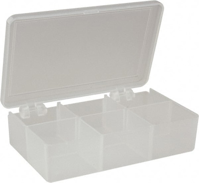 6 Compartment Transparent Small Parts Box