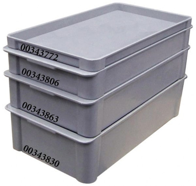 Fiberglass Storage Tote: 150 lb Capacity