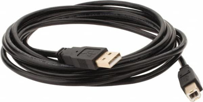 10' Long, USB A/B Computer Cable