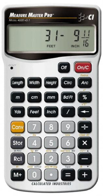 11-Digit (7 normal, 4 Fractions) with Full Annunciators 30 Function Handheld Calculator