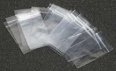 Pack of (1,000) 10 x 12" 2 mil Self-Seal Poly Bags
