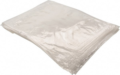 Pack of (1000), 10 x 12" 1-1/2 mil Open Top Poly Bags